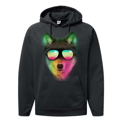 Summer Wolf Performance Fleece Hoodie