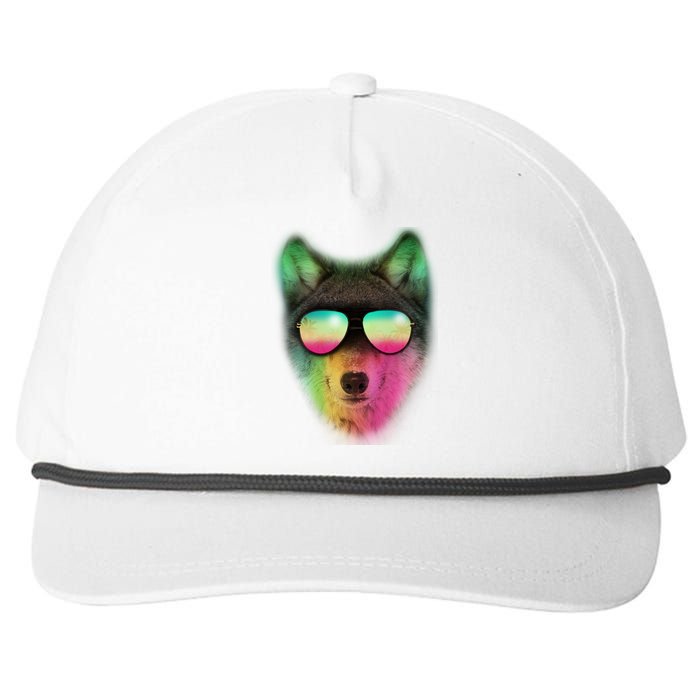 Summer Wolf Snapback Five-Panel Rope Hat