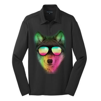 Summer Wolf Silk Touch Performance Long Sleeve Polo