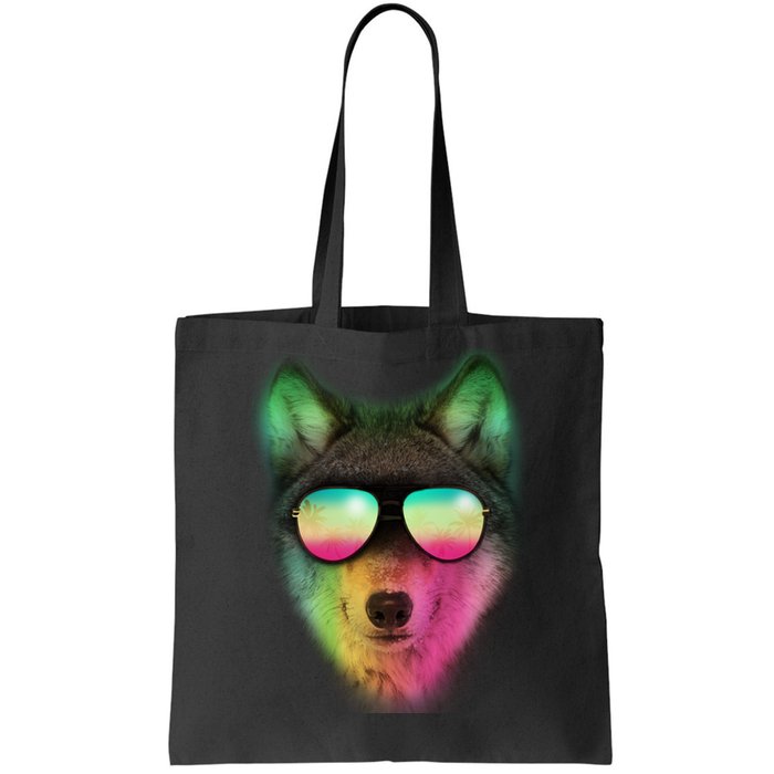 Summer Wolf Tote Bag