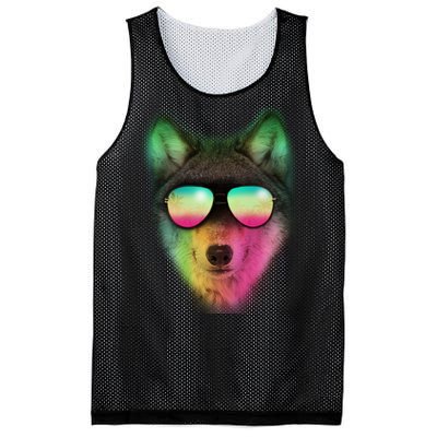 Summer Wolf Mesh Reversible Basketball Jersey Tank