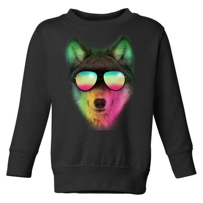 Summer Wolf Toddler Sweatshirt