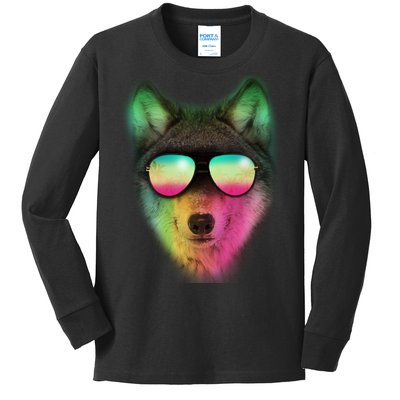 Summer Wolf Kids Long Sleeve Shirt