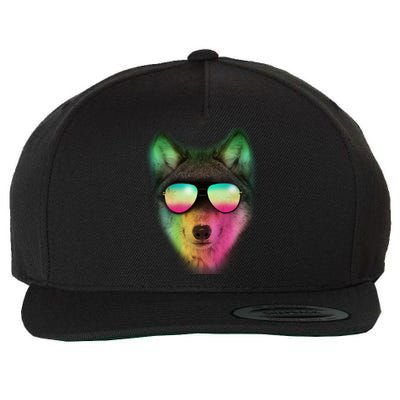 Summer Wolf Wool Snapback Cap