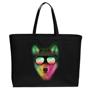 Summer Wolf Cotton Canvas Jumbo Tote