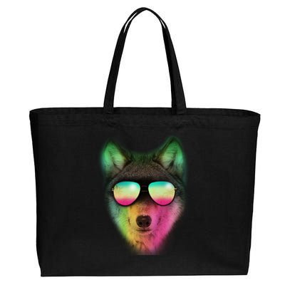 Summer Wolf Cotton Canvas Jumbo Tote