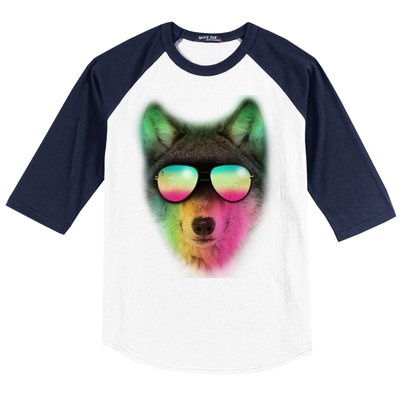 Summer Wolf Baseball Sleeve Shirt