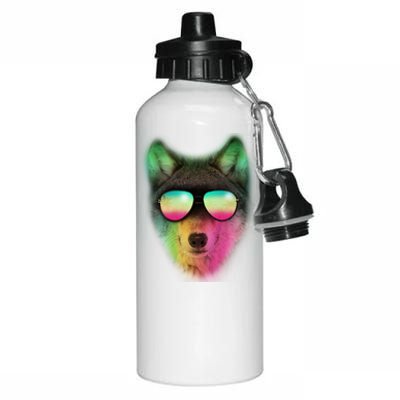 Summer Wolf Aluminum Water Bottle