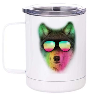 Summer Wolf 12 oz Stainless Steel Tumbler Cup