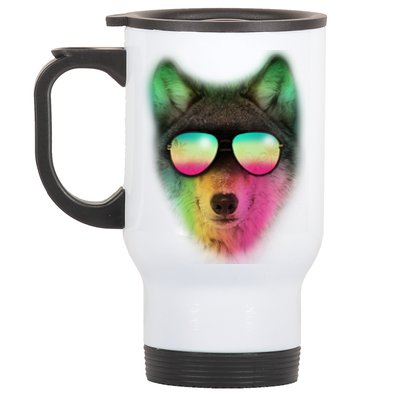 Summer Wolf Stainless Steel Travel Mug