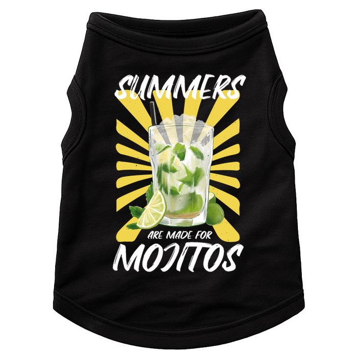 Summers Are Made For Mojitos Doggie Tank
