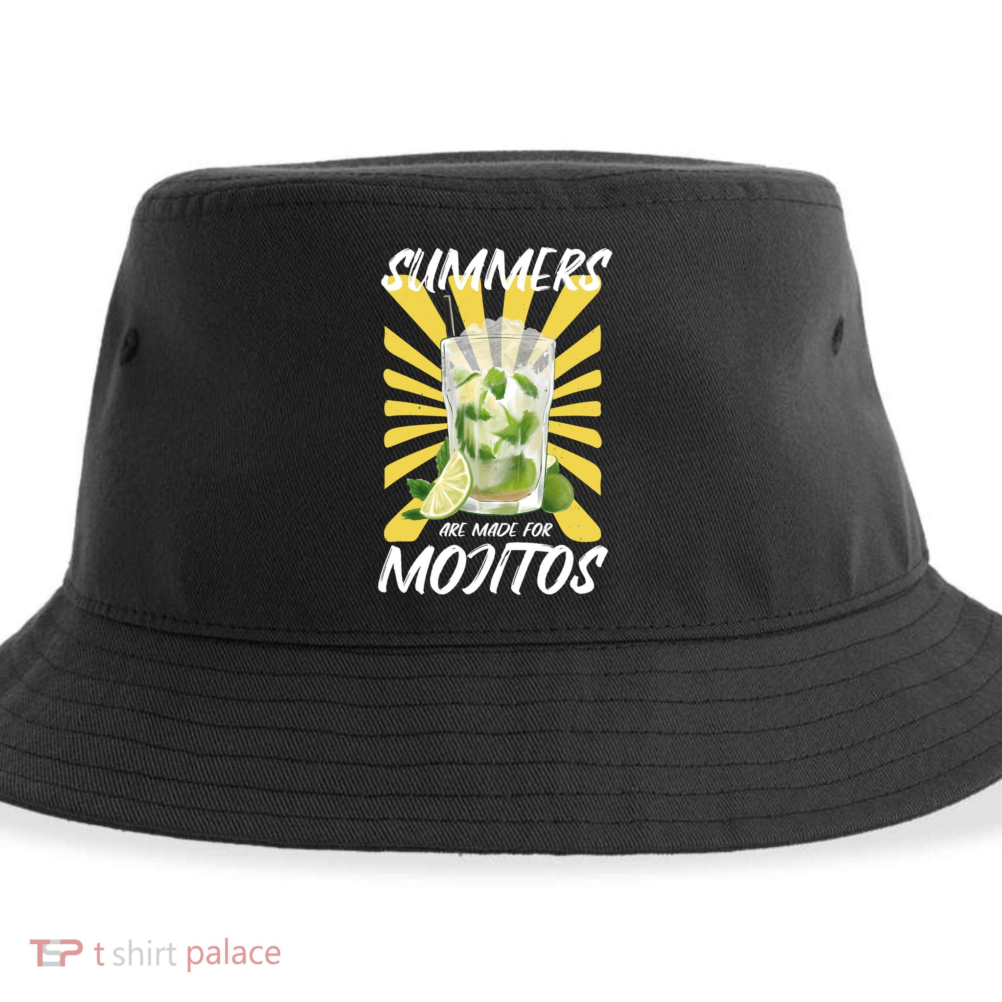 Summers Are Made For Mojitos Sustainable Bucket Hat