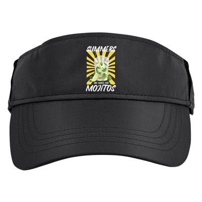 Summers Are Made For Mojitos Adult Drive Performance Visor