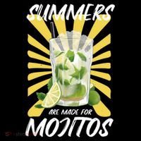 Summers Are Made For Mojitos Drawstring Bag