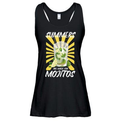 Summers Are Made For Mojitos Ladies Essential Flowy Tank