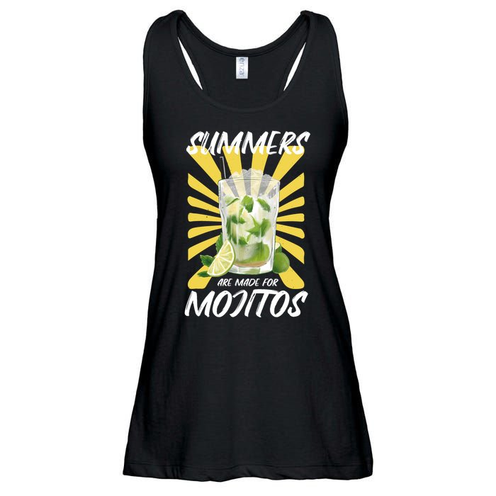 Summers Are Made For Mojitos Ladies Essential Flowy Tank