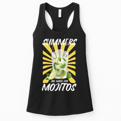 Summers Are Made For Mojitos Womens Tank Top