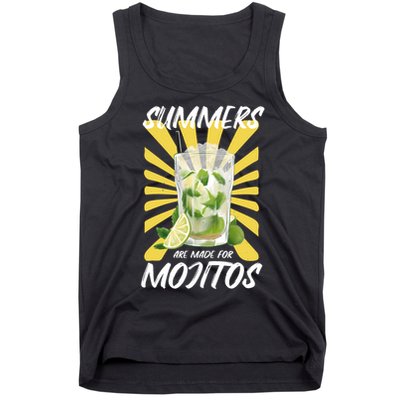 Summers Are Made For Mojitos Tank Top