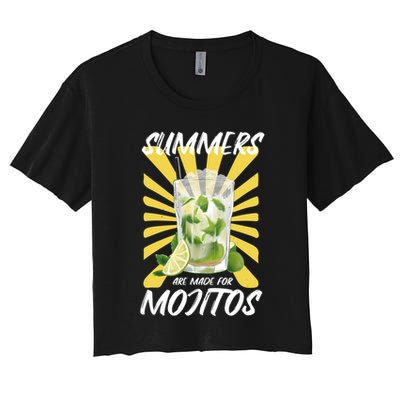 Summers Are Made For Mojitos Crop Top