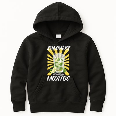 Summers Are Made For Mojitos Kids Hoodie