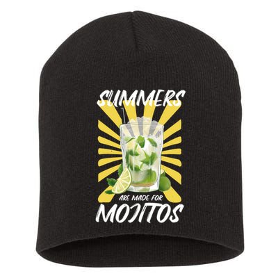 Summers Are Made For Mojitos Short Acrylic Beanie
