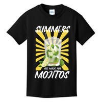 Summers Are Made For Mojitos Kids T-Shirt