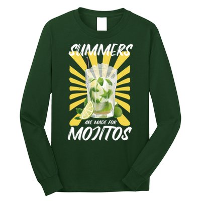 Summers Are Made For Mojitos Long Sleeve Shirt