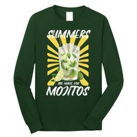 Summers Are Made For Mojitos Long Sleeve Shirt