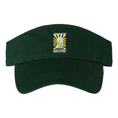 Summers Are Made For Mojitos Valucap Bio-Washed Visor