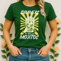 Summers Are Made For Mojitos Womens T-Shirt