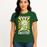 Summers Are Made For Mojitos Womens T-Shirt