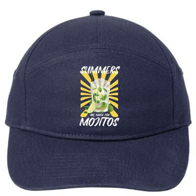 Summers Are Made For Mojitos 7-Panel Snapback Hat