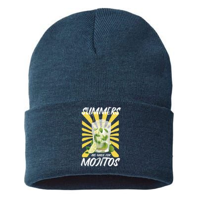 Summers Are Made For Mojitos Sustainable Knit Beanie