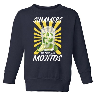 Summers Are Made For Mojitos Toddler Sweatshirt