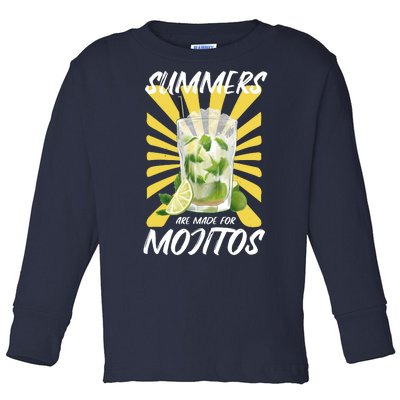 Summers Are Made For Mojitos Toddler Long Sleeve Shirt