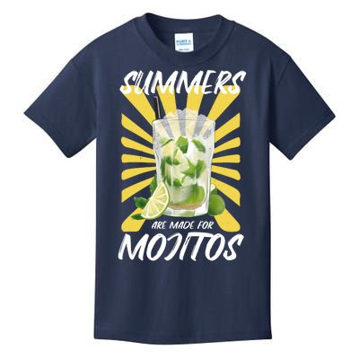 Summers Are Made For Mojitos Kids T-Shirt