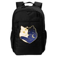 Sun and Moon Yin and Yang Cats Backpack