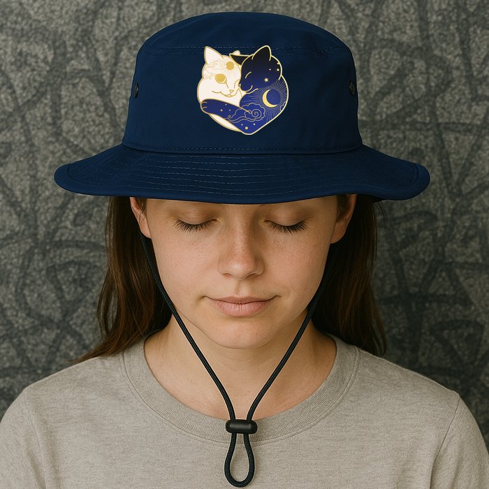 Sun and Moon Yin and Yang Cats Legacy Cool Fit Booney Bucket Hat