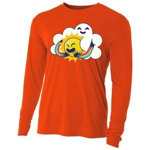 Sun Cloud Love Cooling Performance Long Sleeve Crew