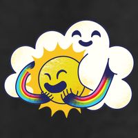 Sun Cloud Love 7 Panel Mesh Trucker Snapback Hat