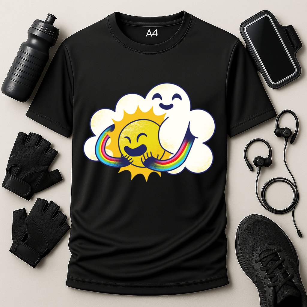 Sun Cloud Love Cooling Performance Crew T-Shirt