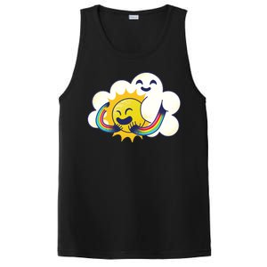 Sun Cloud Love PosiCharge Competitor Tank