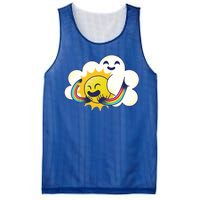 Sun Cloud Love Mesh Reversible Basketball Jersey Tank