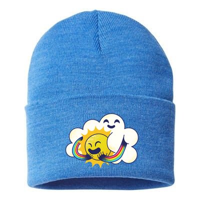Sun Cloud Love Sustainable Knit Beanie