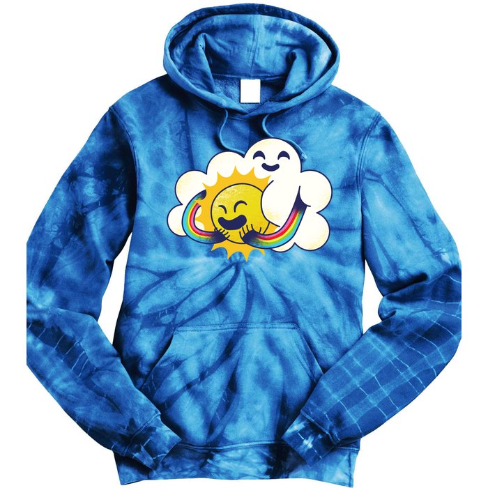 Sun Cloud Love Tie Dye Hoodie