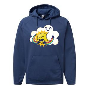 Sun Cloud Love Performance Fleece Hoodie