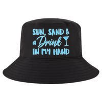 Sun Sand & A Drink In My Hand Cool Comfort Performance Bucket Hat