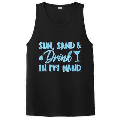 Sun Sand & A Drink In My Hand PosiCharge Competitor Tank