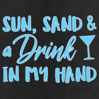 Sun Sand & A Drink In My Hand Golf Towel