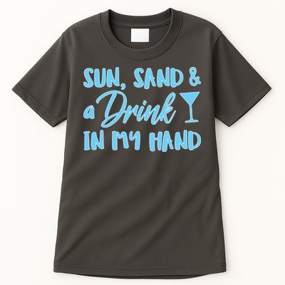 Sun Sand & A Drink In My Hand Tall T-Shirt